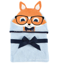 Hudson Raposa Padrão, Bebê Com Capuz BathTowel e Washcloth Conjunto feito de 100% Algodão Orgânico, Melhor Presente Do Chuveiro Do Bebê